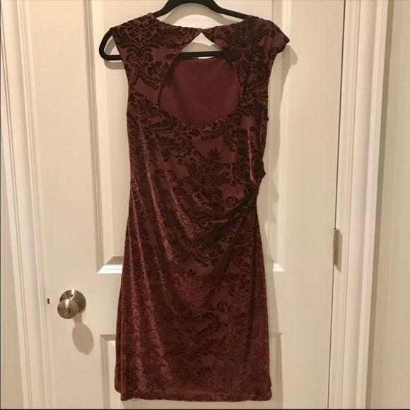 Apt. 9 Cocktail Dress in Savvy Wine - Picture 5 of 8